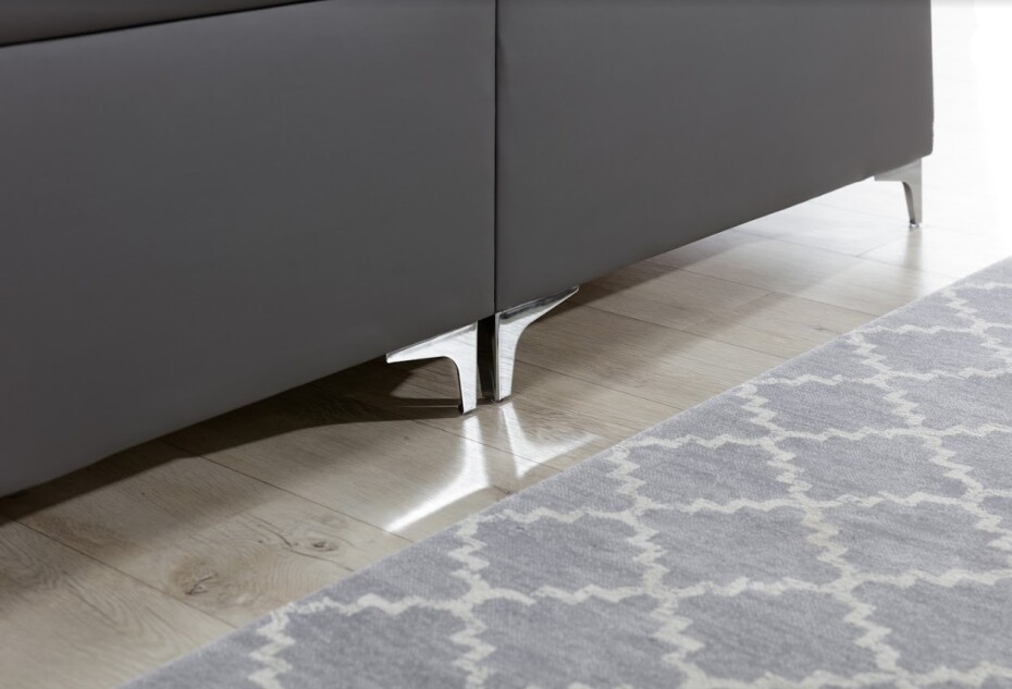 Artelta Manželská postel AMADEO Boxspring s LED osvětlením | 140 x 200 cm Barva: BAO 04 - Sawana 05 (šedá) - main (11)