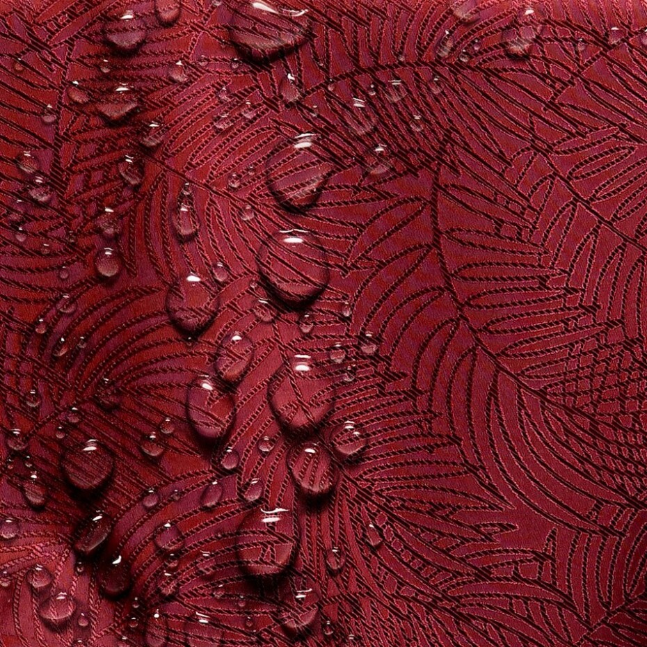 AmeliaHome Ubrus Gaia claret, 110 x 110 cm - main (2)