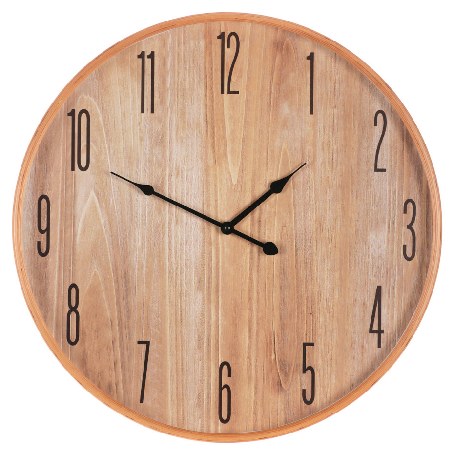 Nástěnné hodiny Lourdes, pr. 53 cm, MDF - main (0)