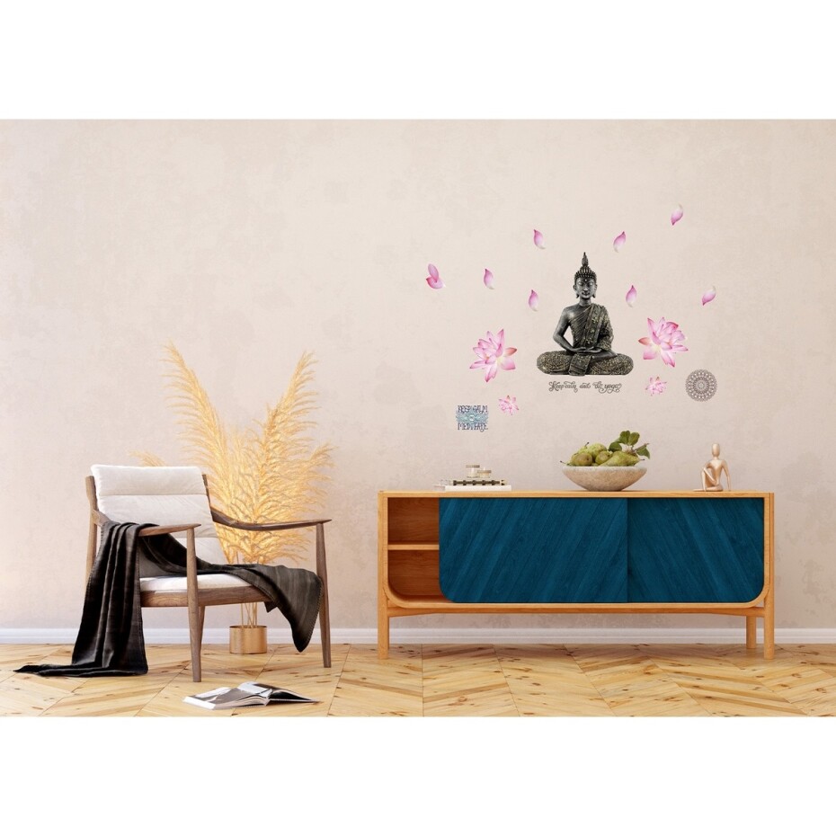 Samolepící dekorace Buddha, 42,5 x 65 cm - main (2)