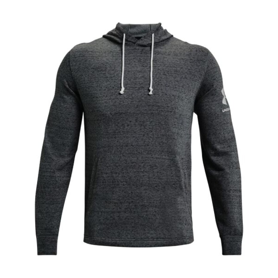 Pánská mikina Under Armour  RIVAL TERRY HOODIE-GRY L - main (0)