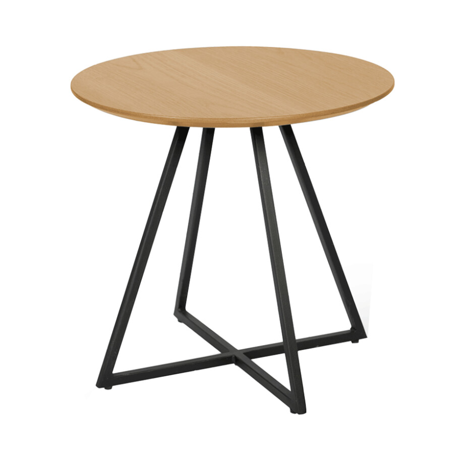 Příruční stolek Delik, dub, pr. 50 cm  - main (0)