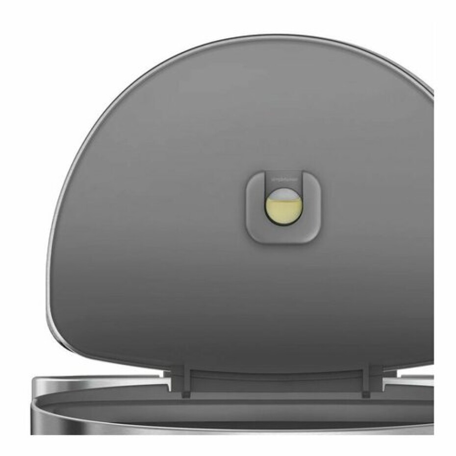 Simplehuman Pedálový odpadkový koš 45 l, matná ocel - main (4)