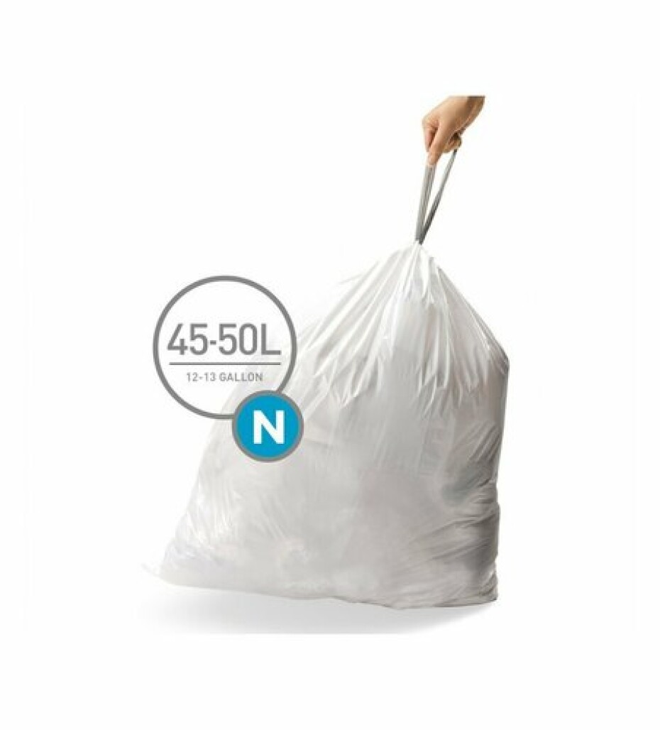 Sáčky do odpadkového koše 45-50 L, Simplehuman typ N, zatahovací, 20 ks v balení - main (1)
