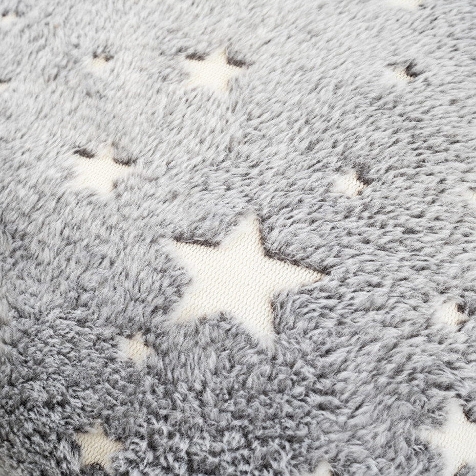 4Home Povlak na polštářek Stars svíticí šedá, 40 x 40 cm - main (1)