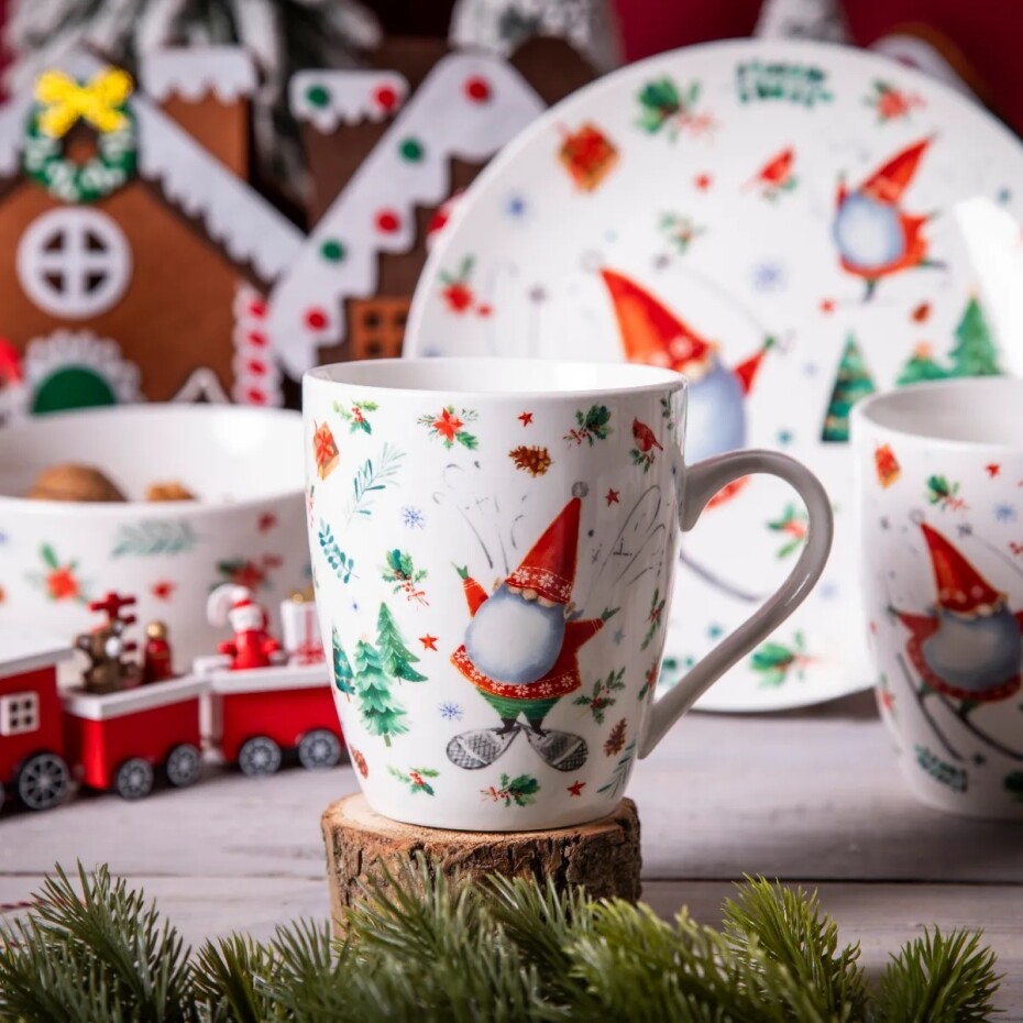 Altom Porcelánový hrnek Winter Gnomes B 400 ml - main (1)