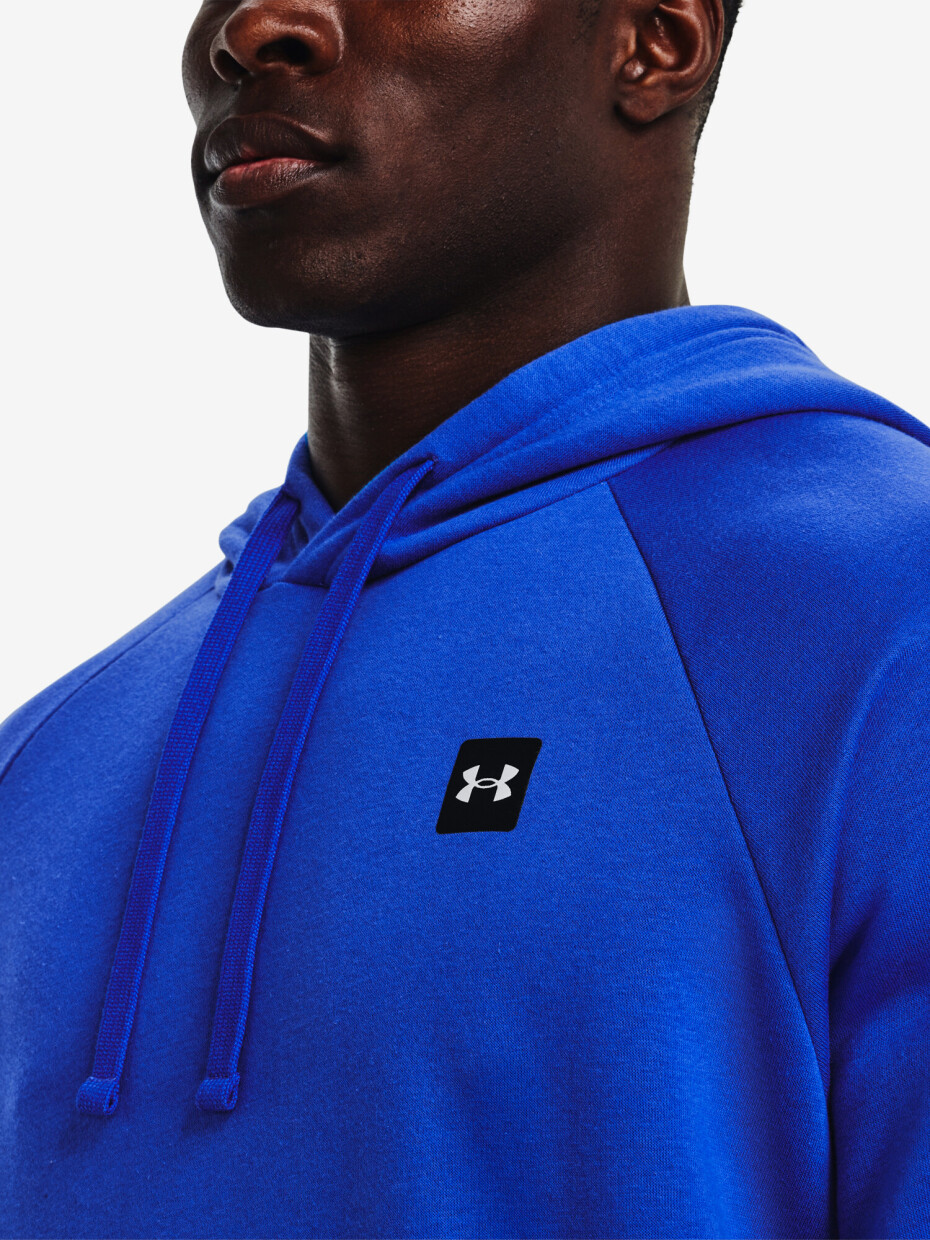 Pánská mikina Under Armour  Rival Fleece Hoodie-BLU XL - main (2)