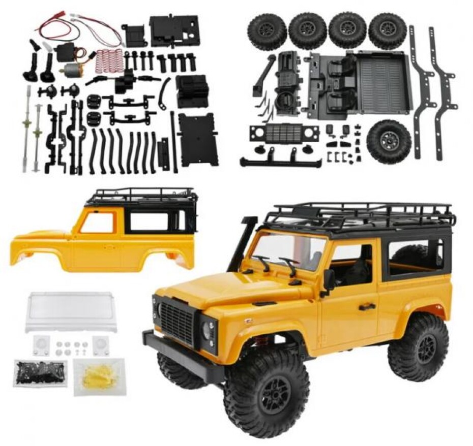 IQ models Nesmontovaný KIT MN-90K s motorem a servem oranžová - main (0)