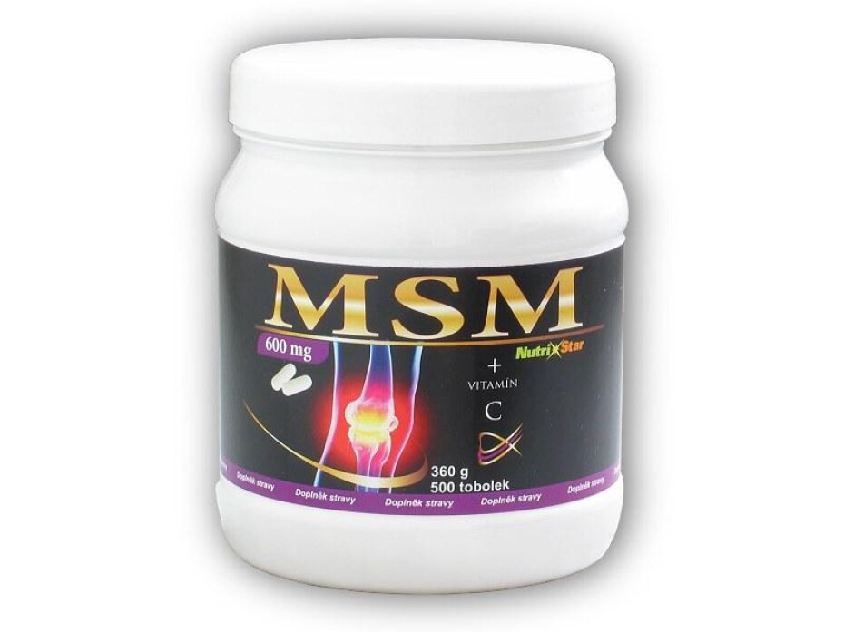 Nutristar MSM 600mg 500 kapslí - main (0)
