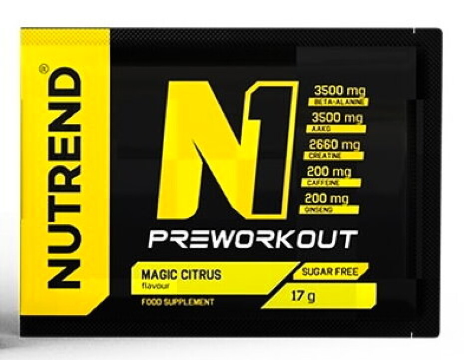 Nutrend N1 Pre-Workout 17 g citrus - main (2)