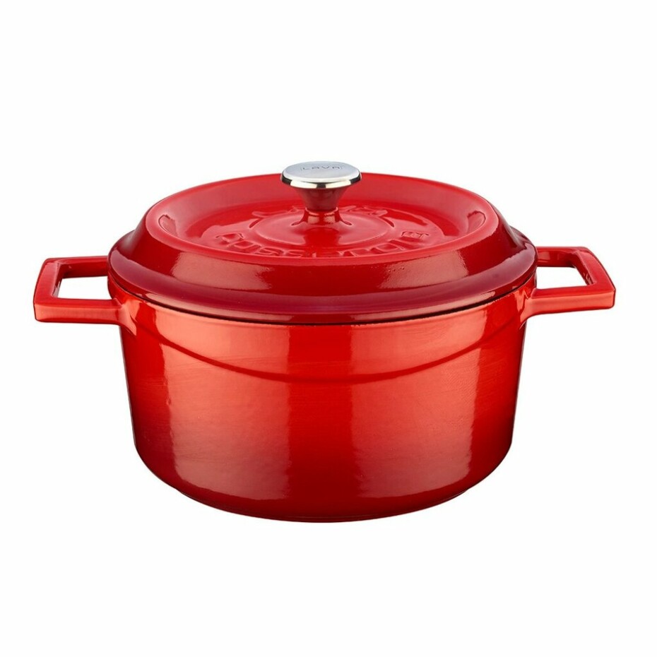 LAVA Metal Litinový hrnec pr. 20 cm, červená, 2,6 l - main (0)