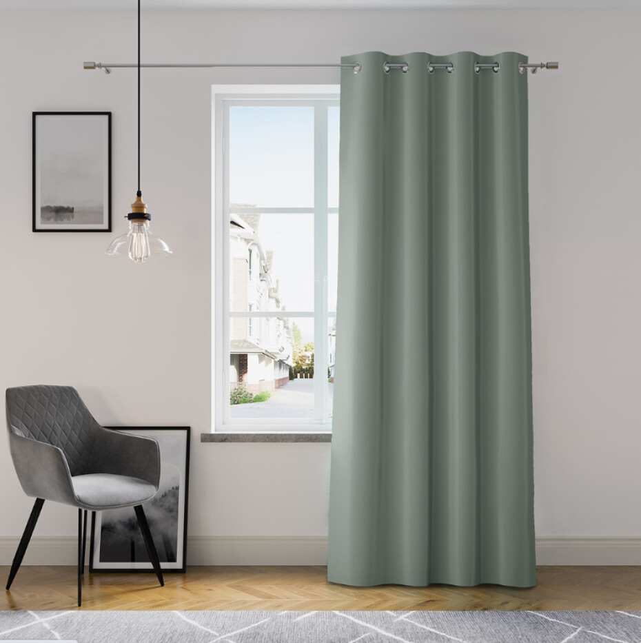 ArtFlhf Zatemňující závěs OXFORD EYELETS K | 140 x 250 cm Barva: Silver - main (2)