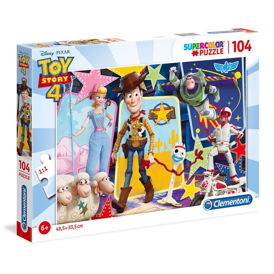 Clementoni Puzzle Supercolor Toy Story 4 / 104 dílků - Russ - main (0)
