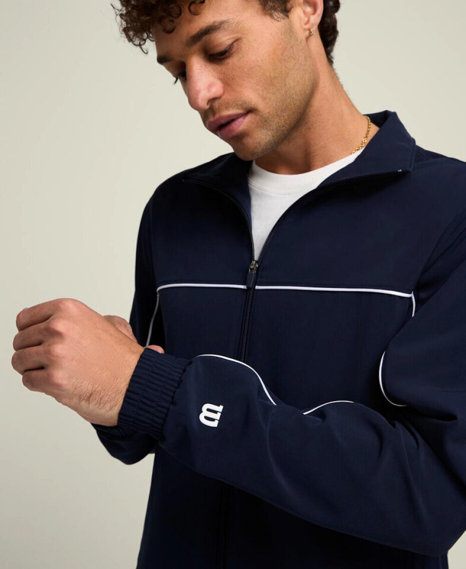Pánská bunda Wilson  M Team Woven Jacket Colorblock Classic Navy M - main (6)