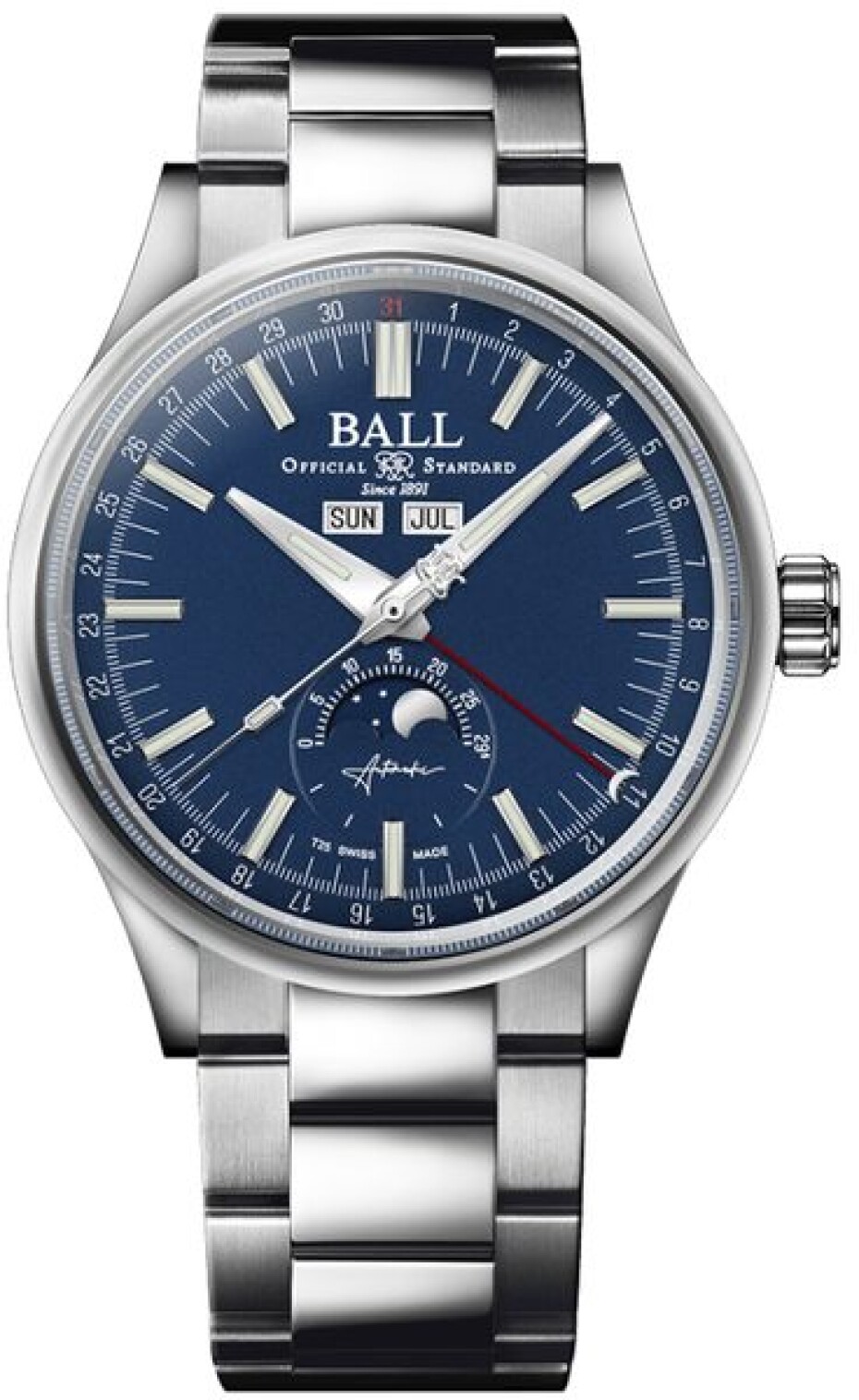 Ball Engineer II Moon Calendar NM3016C-S1J-BE - main (0)