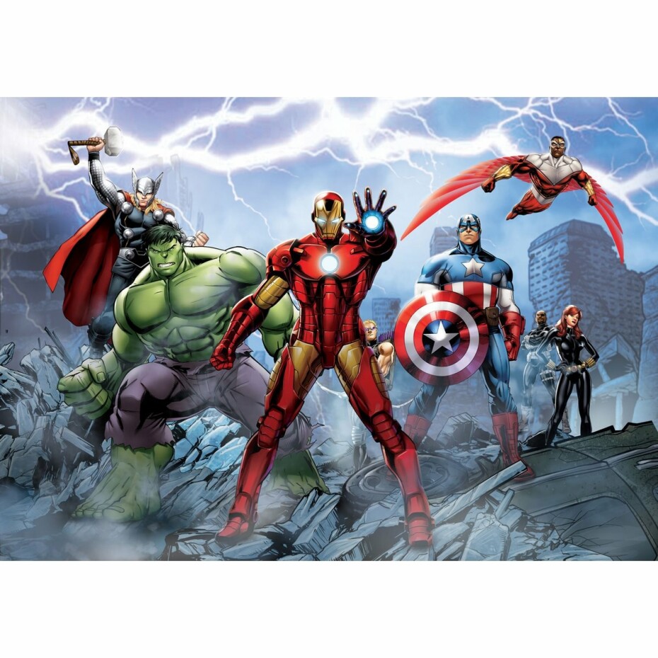 Dětská fototapeta Avengers 252 x 182 cm, 4 díly - main (0)