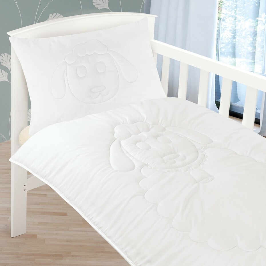 Bellatex Dětský set přikrývky a polštáře Ovečka, 90 x 135 cm, 40 x 60 cm - main (0)