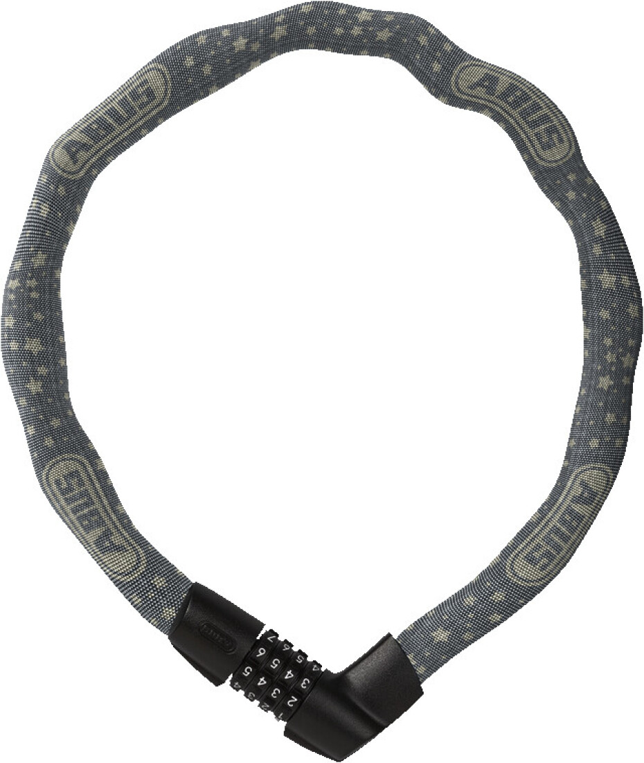 Zámek na kolo Abus  Tresor 1385/75 grey star (6mm) - main (0)