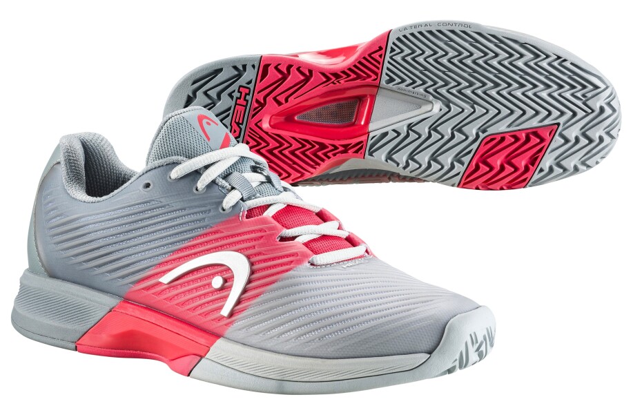 HEAD Revolt Pro 4.0 AC Women Grey/Coral - main (0)