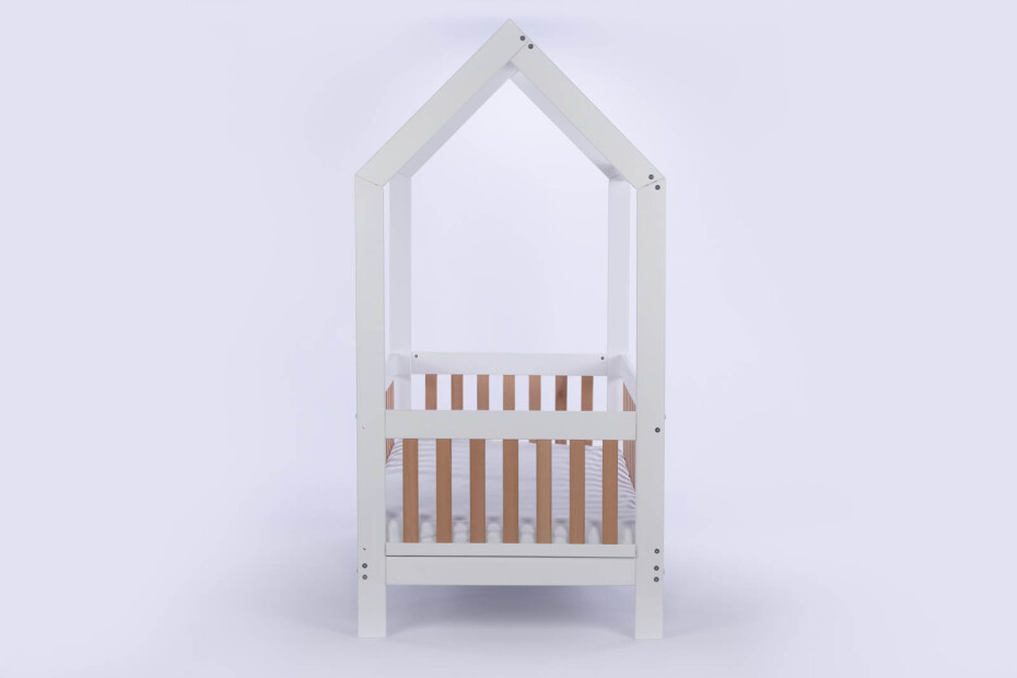 Elvisia Dětská postel CASA BAMBINI | bílá buk 80 x 160 cm - main (1)