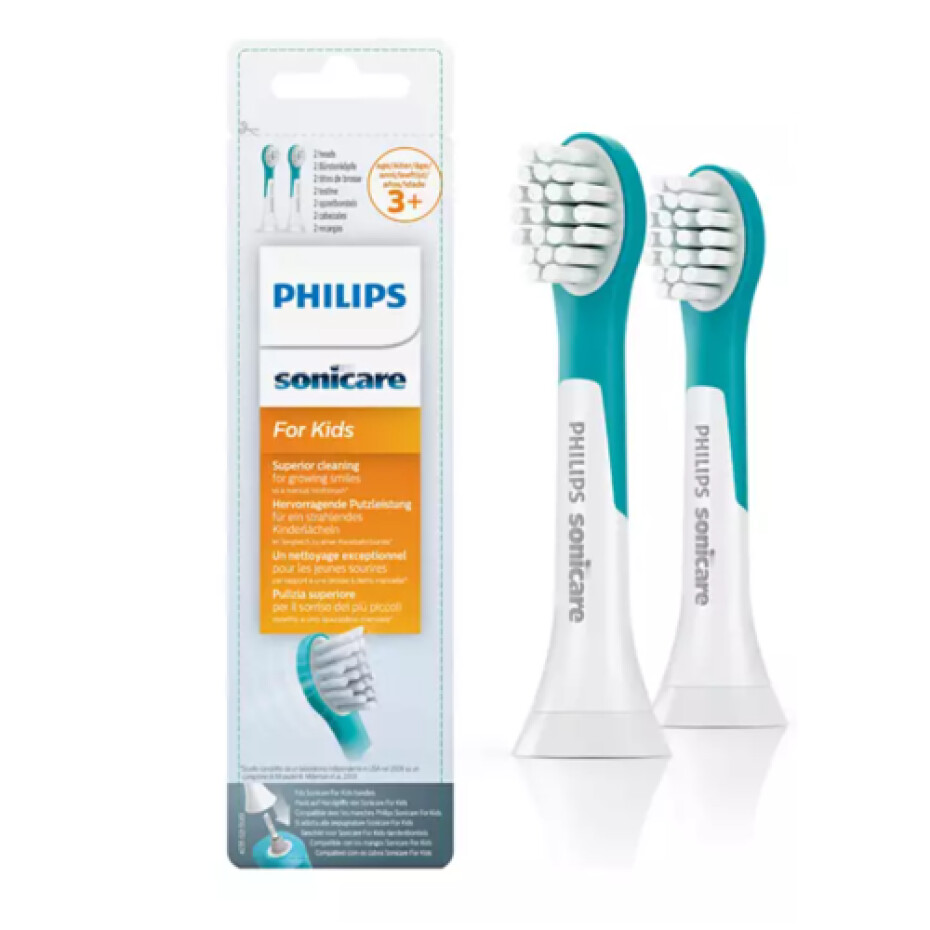 Philips Sonicare kompaktní náhradní hlavice pro děti od 3 let HX6032/33, 2 ks - main (1)