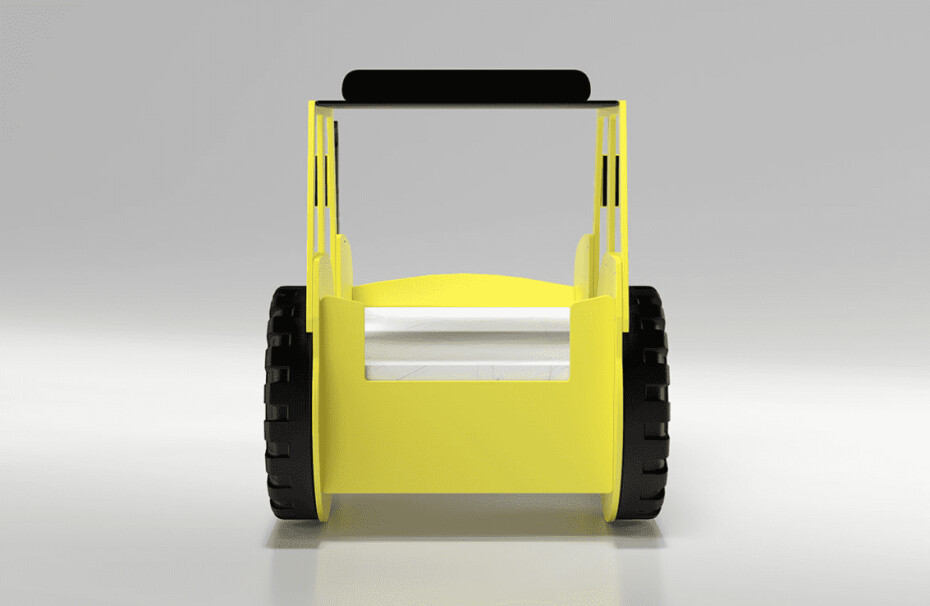 Detská posteľ Traktor modrý - main (5)