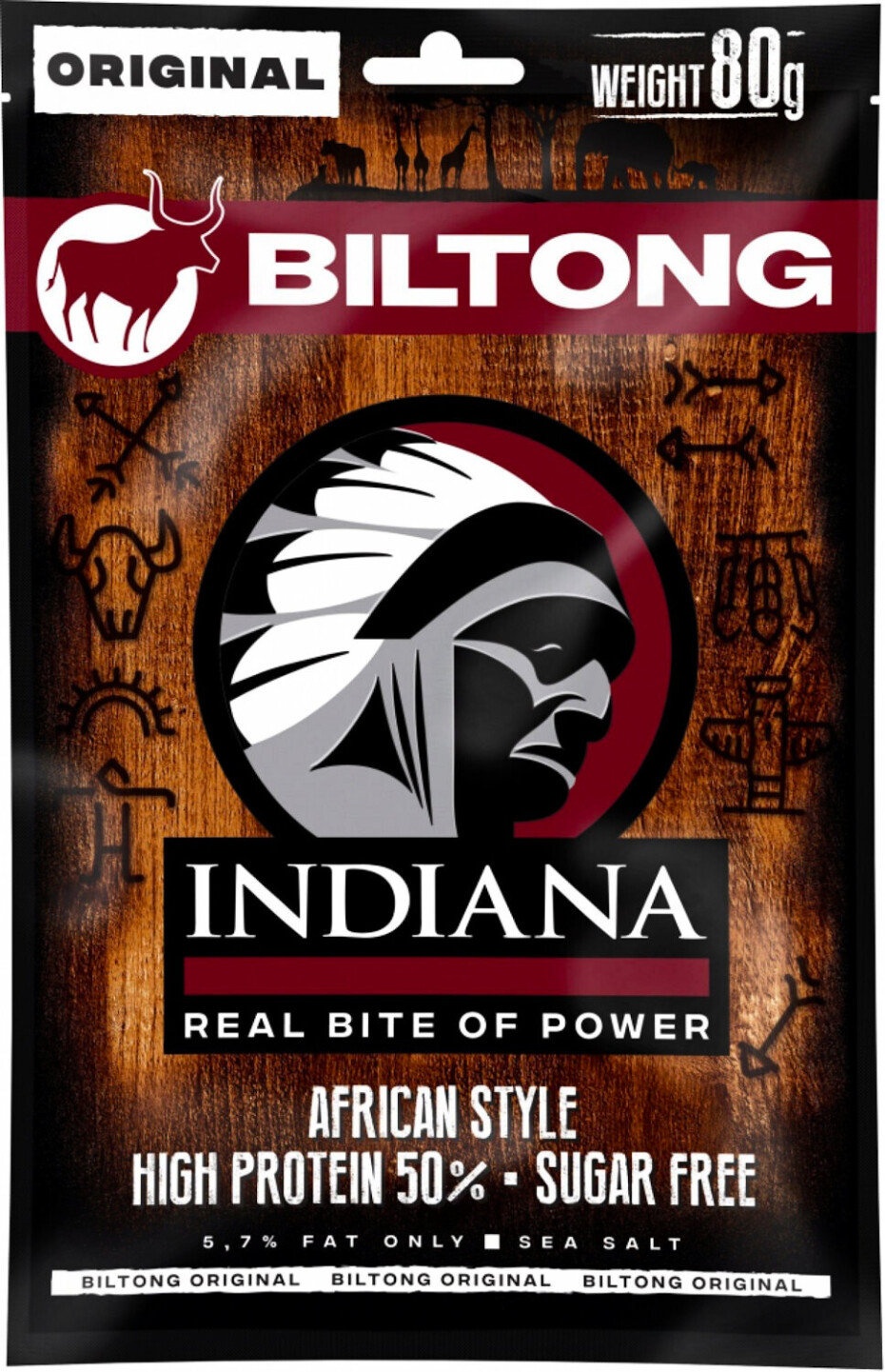 Indiana Indiana Biltong Original 80 g hovězí - originál - main (0)