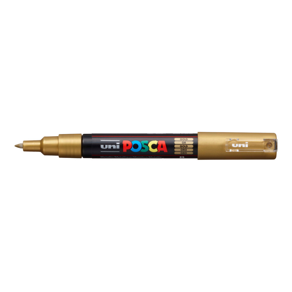 Posca popisovač PC-1M, 0,7 - 1 mm, zlatá (25) - main (0)