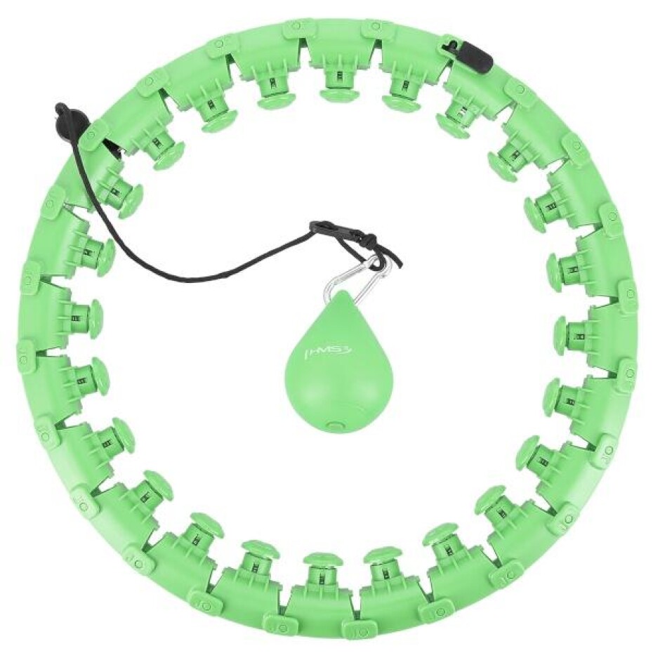 HMS Masážní hula hoop HHW12 plus size se závažím zelená - main (0)