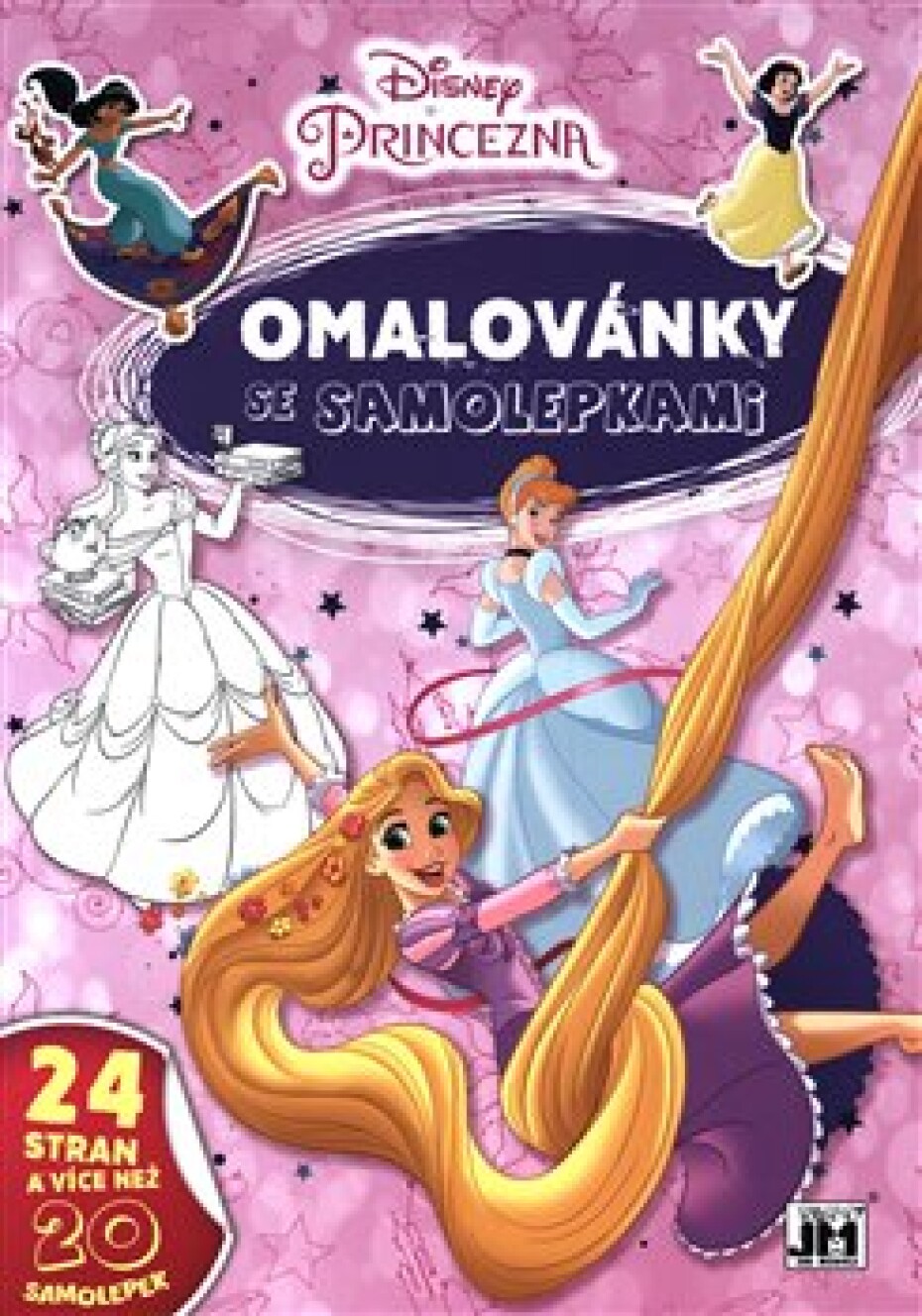Omalovánky A4 se samolepkami - Disney Princezny - main (0)
