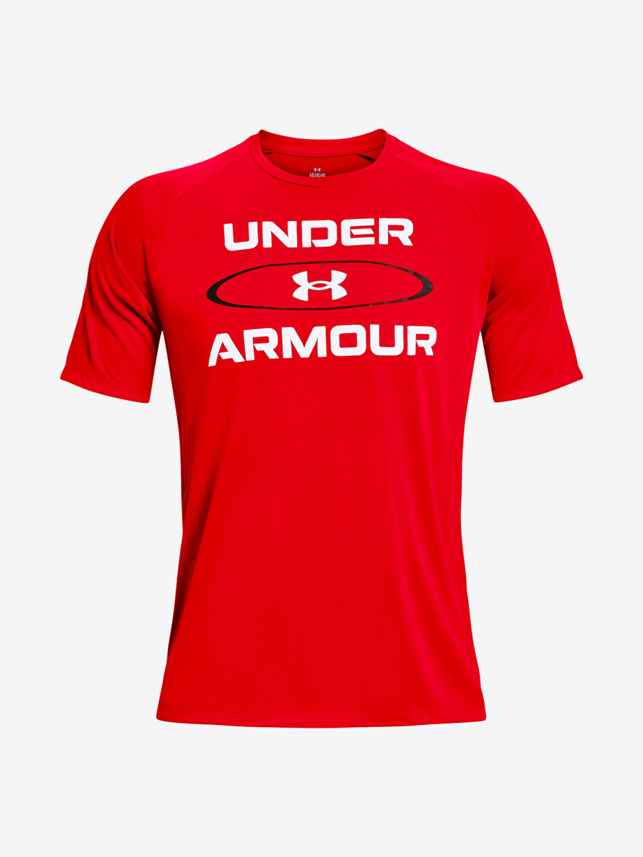 Under Armour Tričko UA Tech 2.0 WM Graphic SS-RED - main (4)