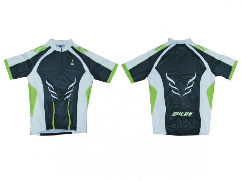 Sulov 1 zelený Cyklistický dres - main (0)