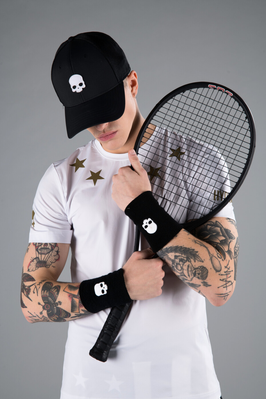 Pánské tričko Hydrogen  Star Tech Tee White/Gold XXL - main (5)