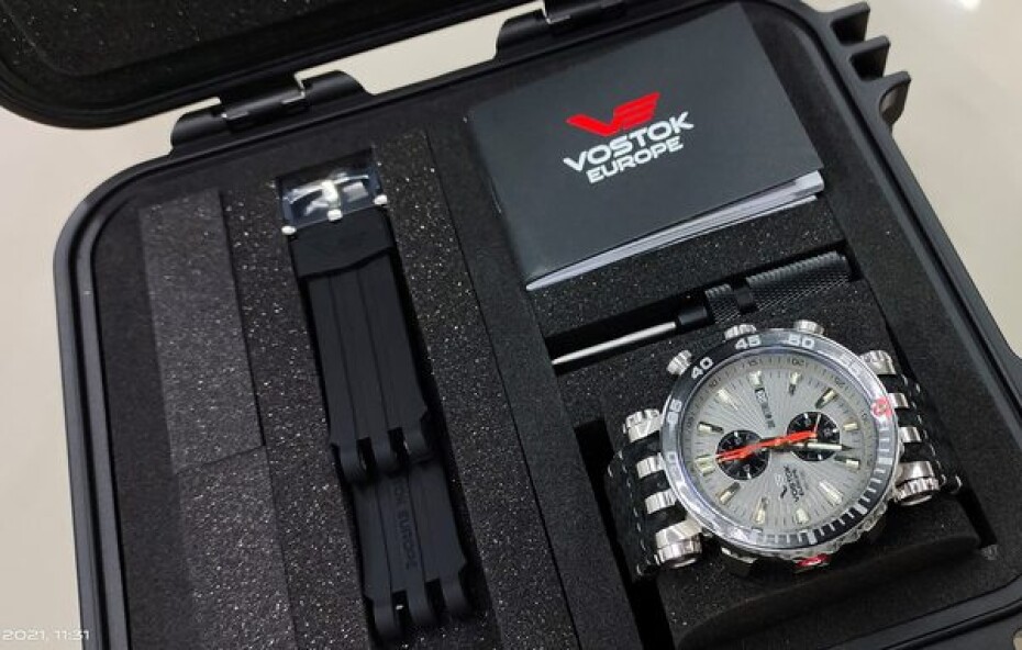 Vostok Europe Energia Rocket Chrono Line VK61/575A588 - main (8)
