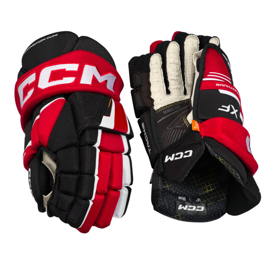 Hokejové rukavice CCM Tacks XF Black/Red/White Junior 11 palců - main (3)