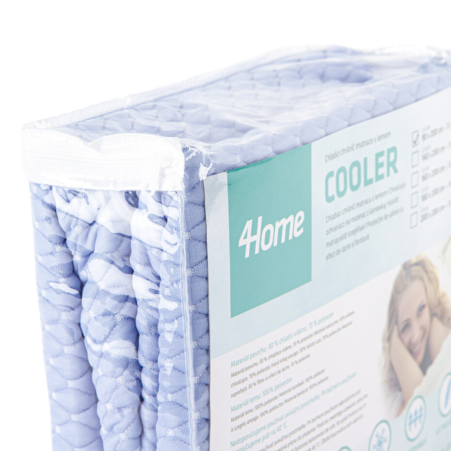 4Home Chladicí nepropustný chránič matrace s lemem Cooler, 140 x 200 cm - main (8)
