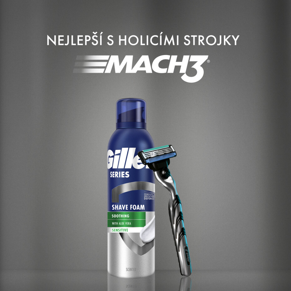 Gillette Pěna na holení Series Sensitive 200 ml - main (5)