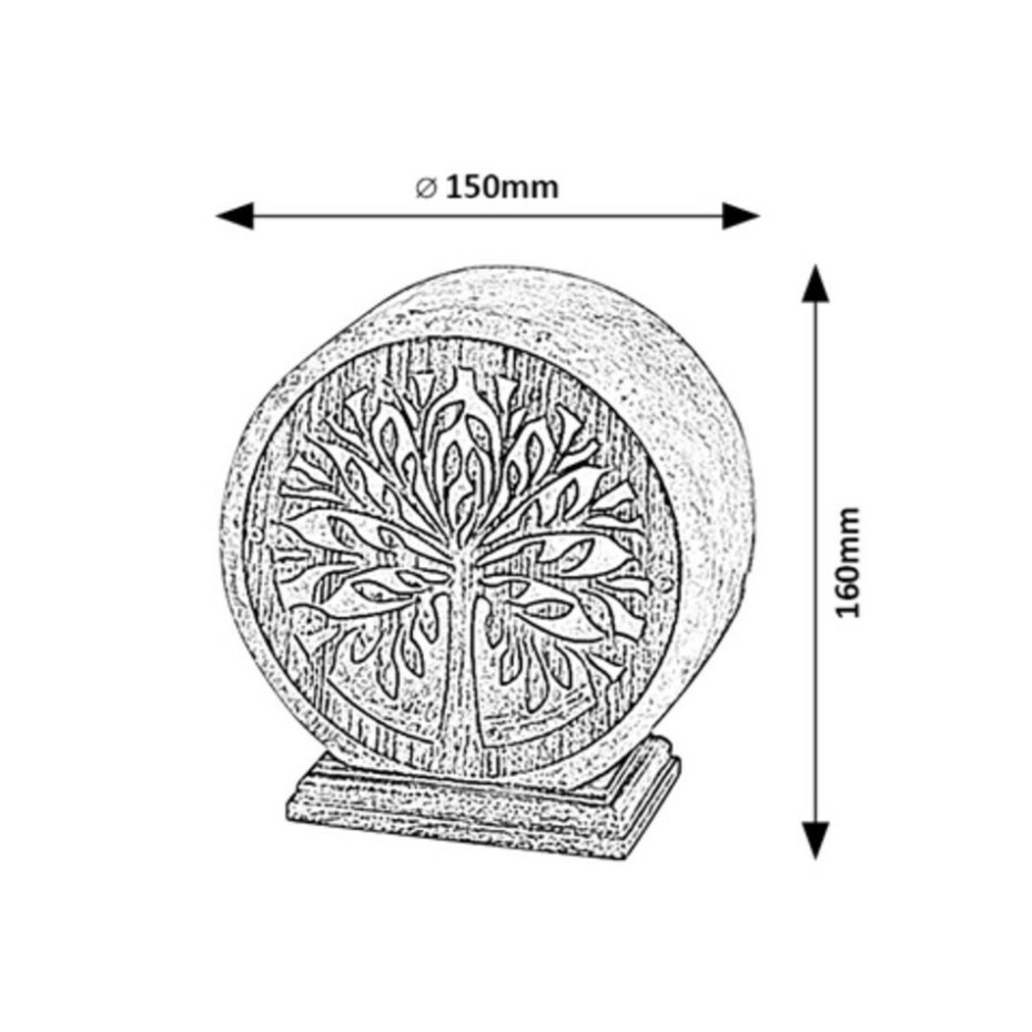Rabalux 76009 dekorativní solná lampa Igdrasil - main (4)