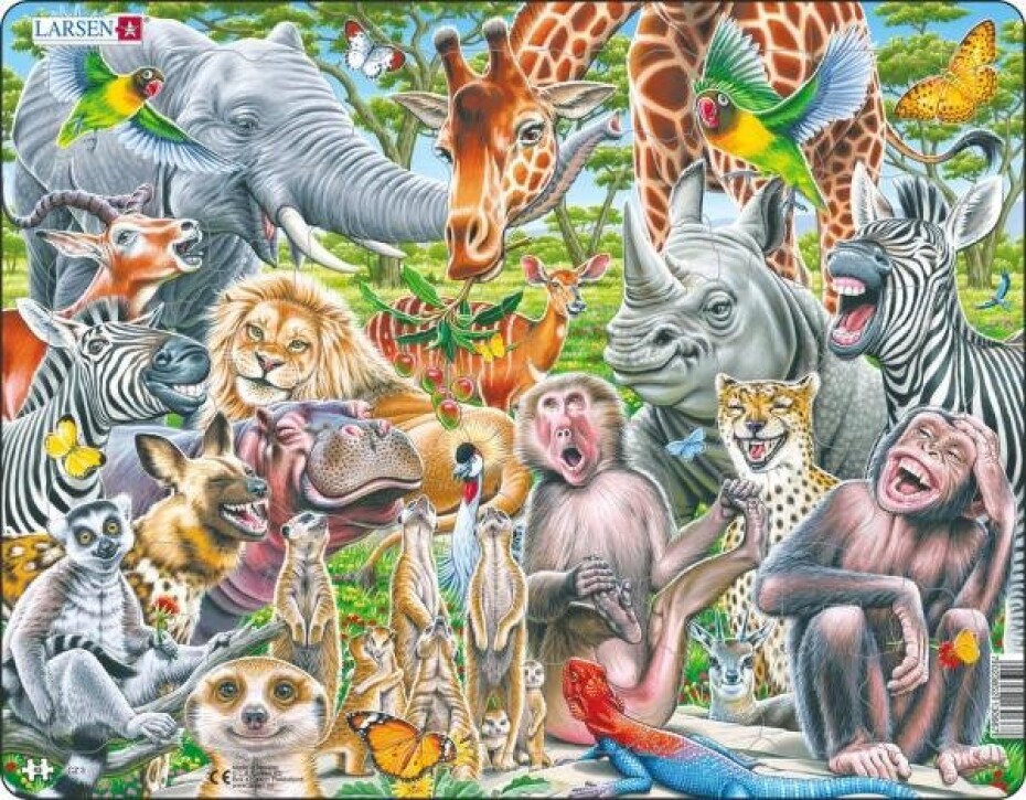 Puzzle Šťastná africká zvířátka - main (0)