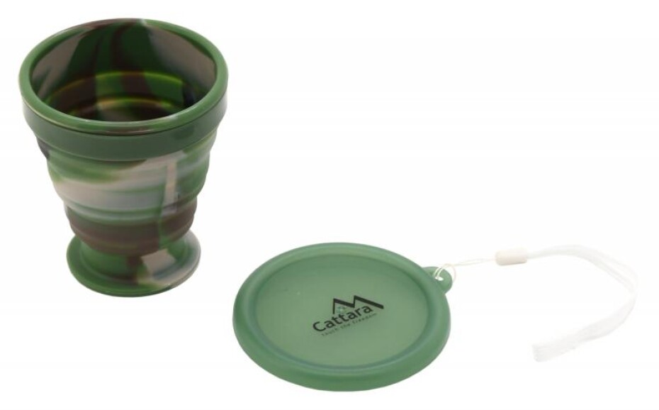 Cattara Silikonový skládací kelímek ARMY 200ml - main (0)