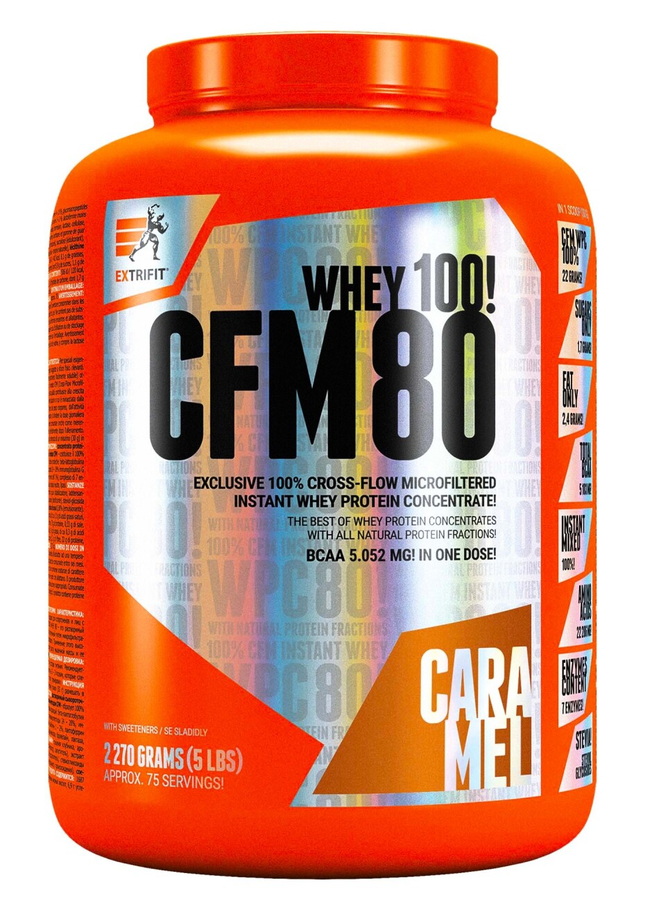 Extrifit CFM Instant Whey 80 2270 g vanilka - main (0)