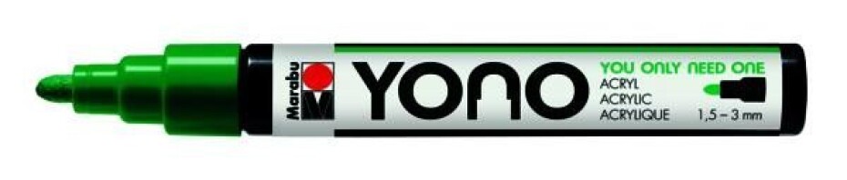 Marabu YONO akrylový popisovač 1,5-3 mm - sytě zelený - main (0)