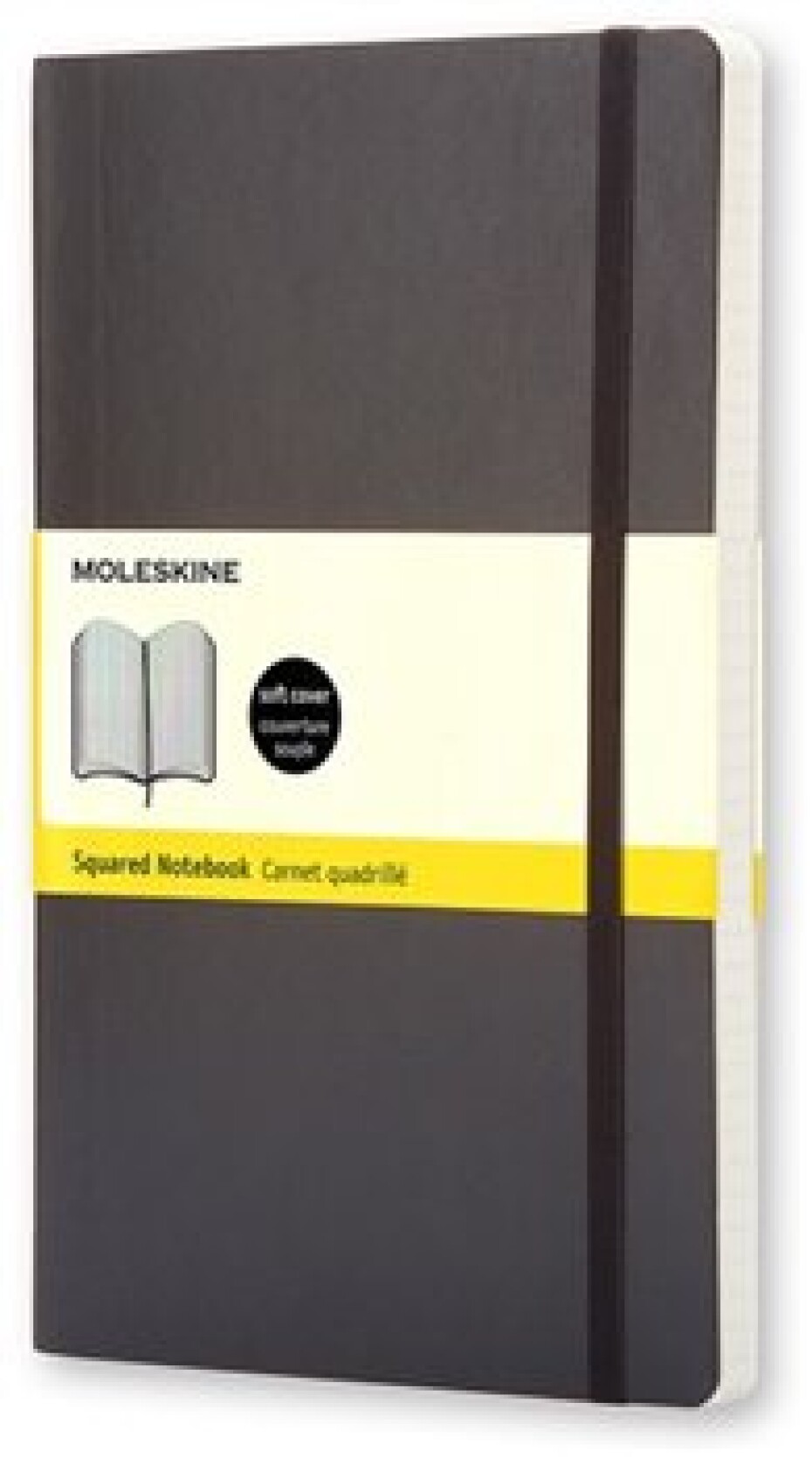 Moleskine Zápisník měkké desky černý tečkovaný A5 96 listů - main (0)