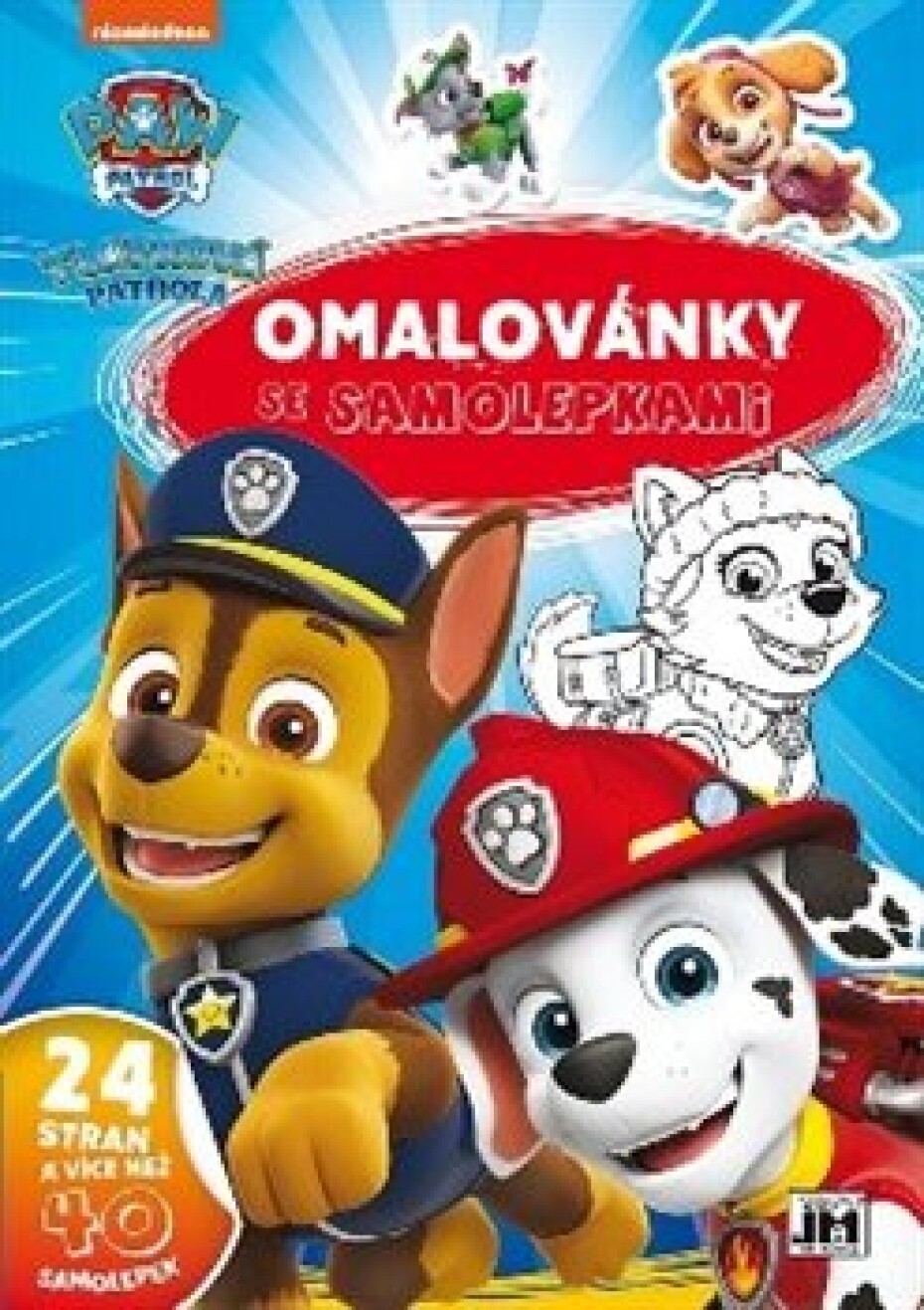 Omalovánky se samolepkami - Tlapková patrola - main (0)