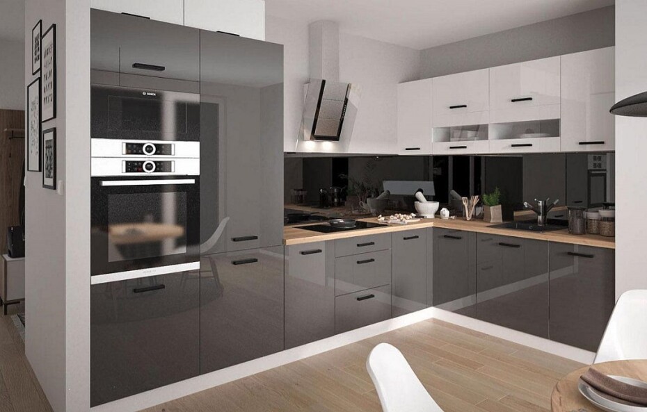 ArtExt Kuchyňská skříňka horní ESSEN | W2 45 Barva korpusu: Grey - main (10)