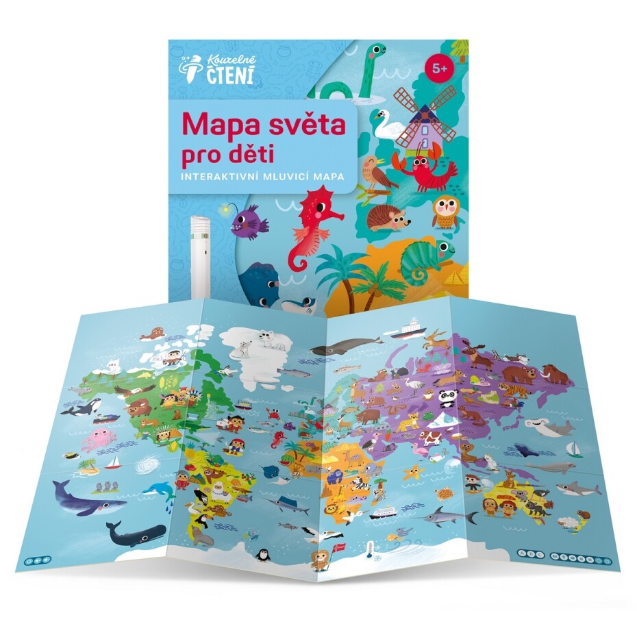 Kouzelné čtení Mapa světa pro děti - main (3)