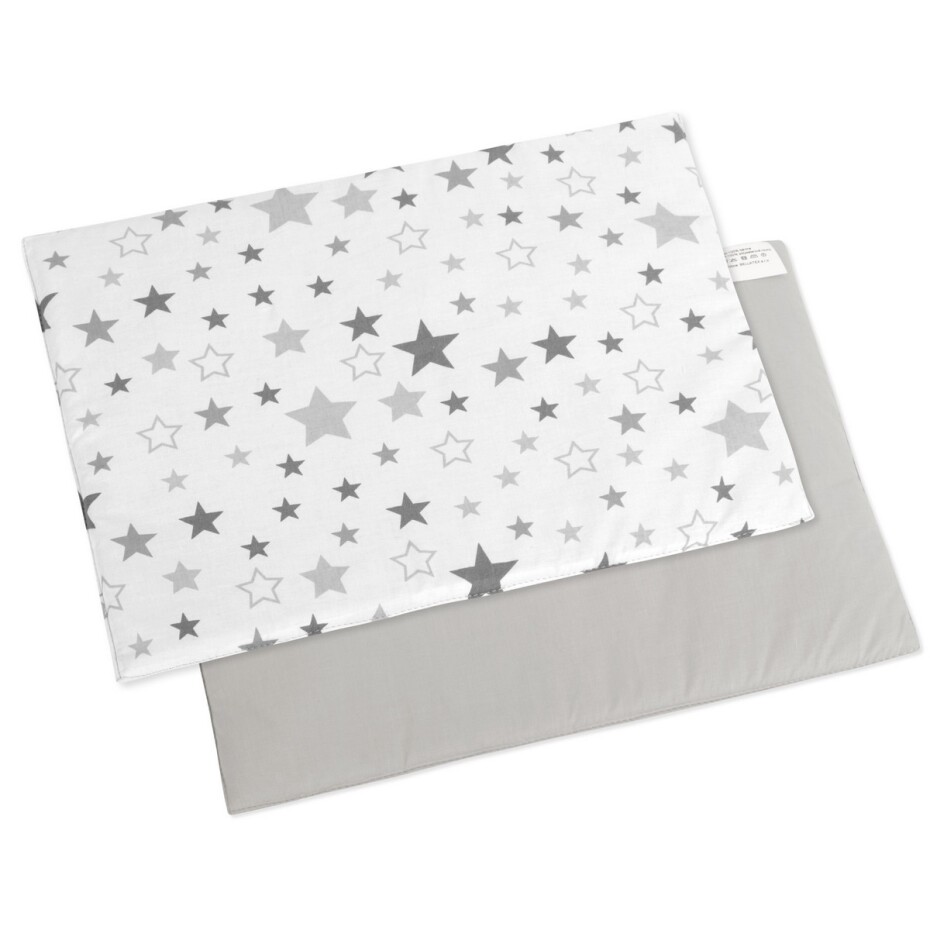Bellatex Polštář pro kojence do postýlky Hvězdy šedá, 43 x 32 cm - main (2)