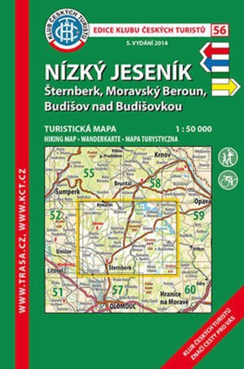 Nízký Jeseník /KČT 56 1:50T Turistická mapa - main (0)