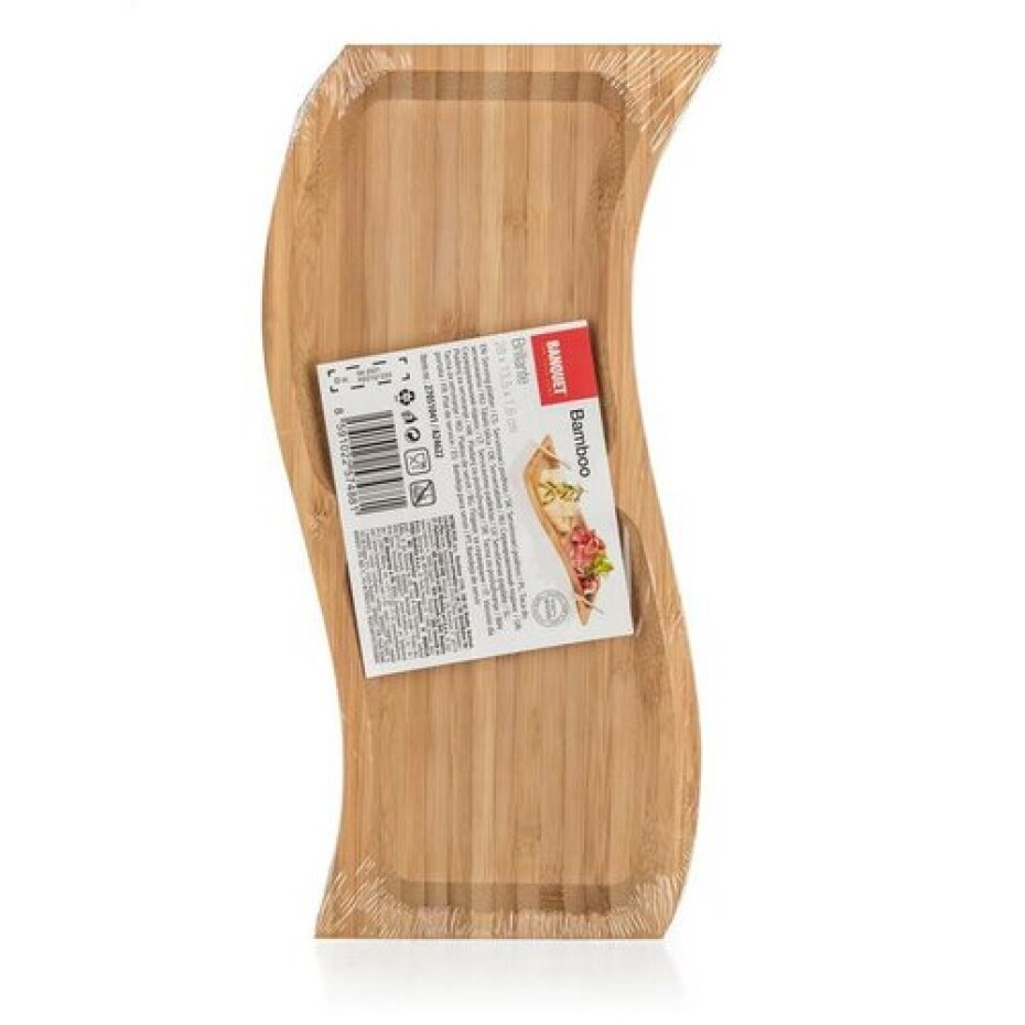Banquet Podnos servírovací BRILLANTE Bamboo, 28 x 13,5 cm - main (1)