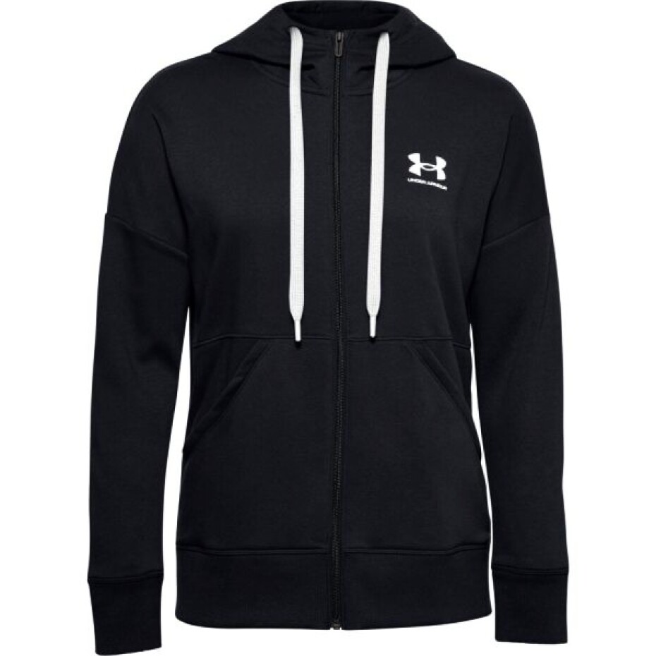 Dámská mikina Under Armour  Rival Fleece FZ Hoodie black S - main (0)